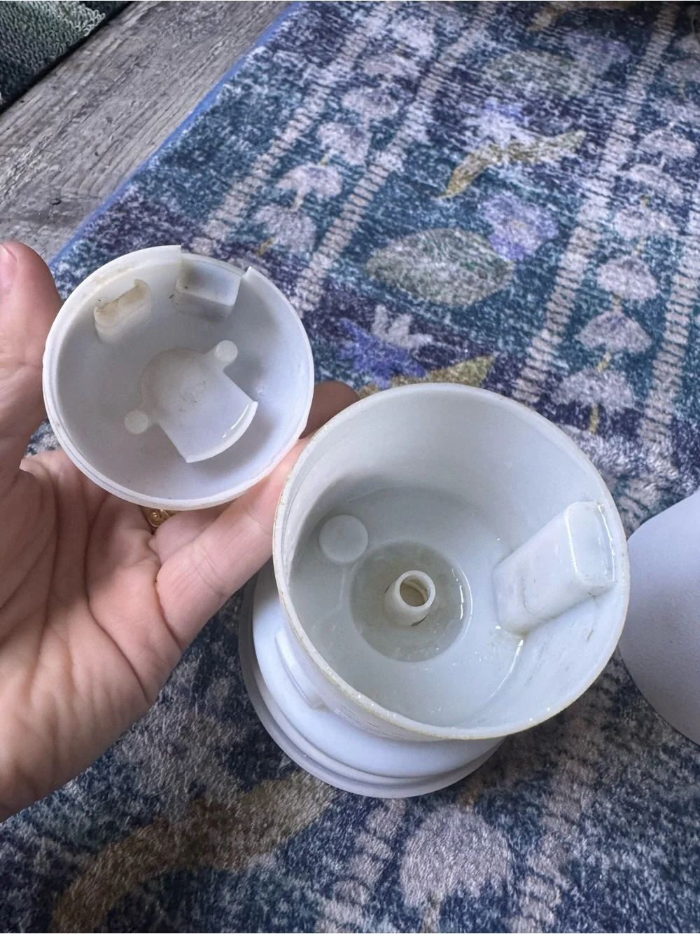 Vitruvi White Stone Essentials Ultrasonic Diffuser
